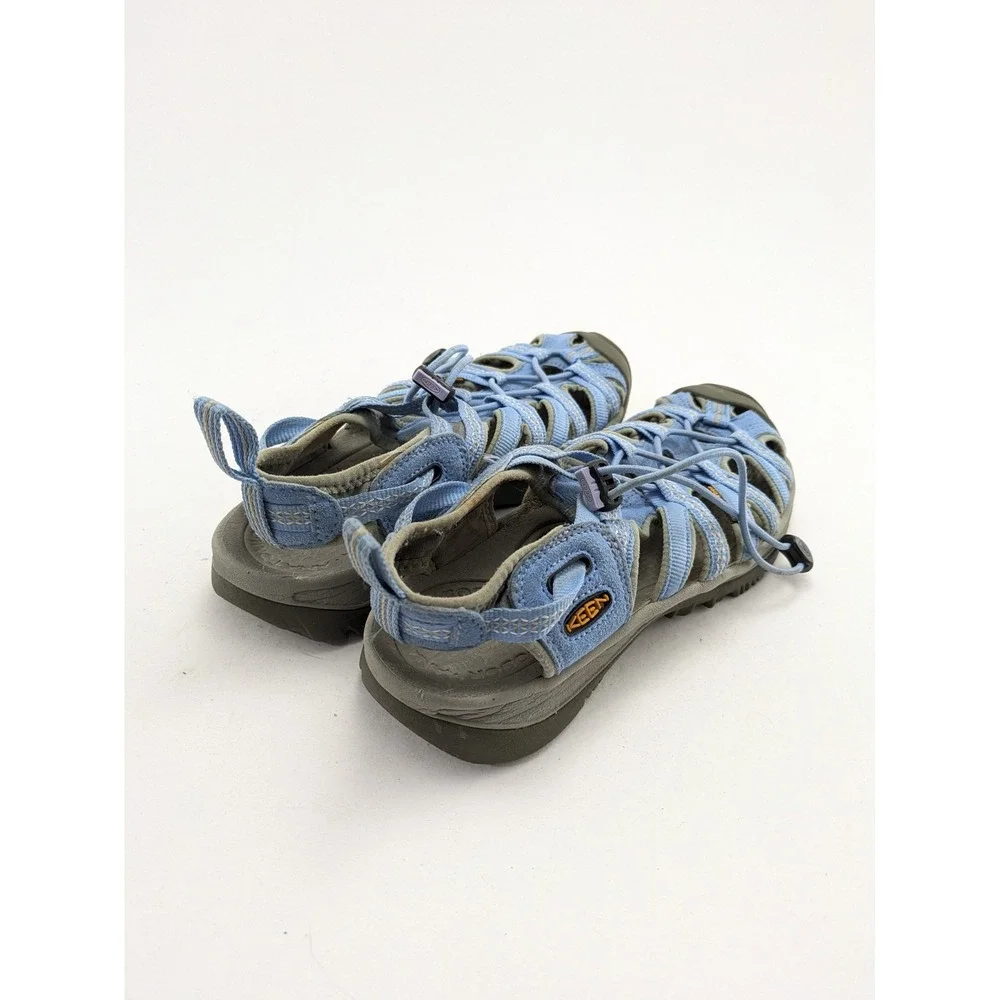 Womens Keen Whisper Blue Hiking Water Sports Closed Toe Shoes 1008447 Size 8